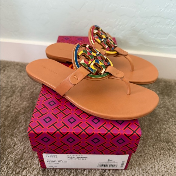 Colorful Logo Miller Sandals - Picture 2 of 5